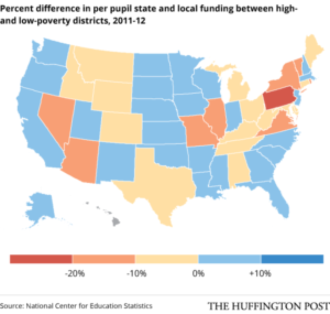 US Map from the Huffington Post
