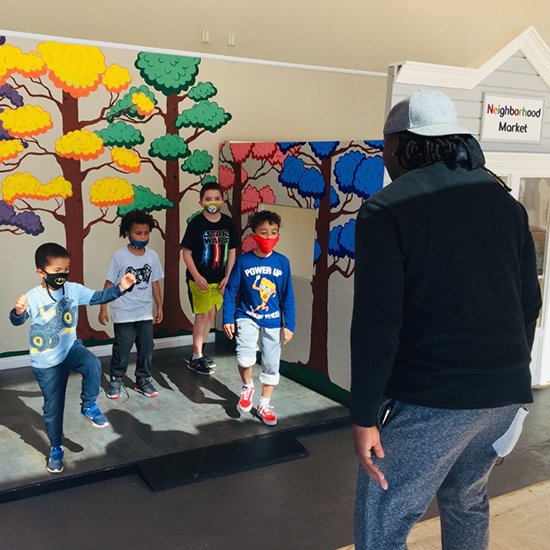 Kids in the theatre